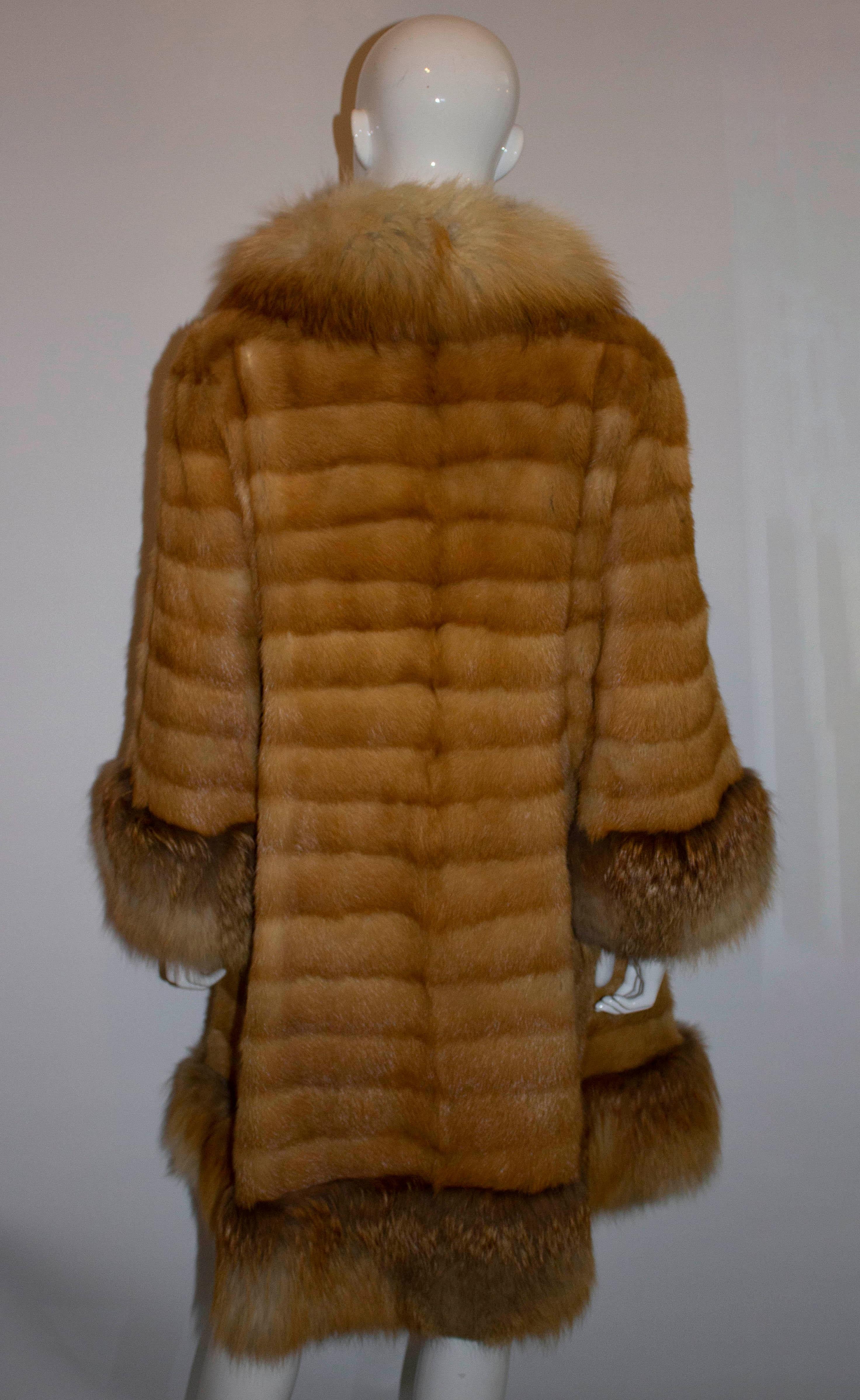fox fur coat vintage