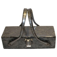 Chic Vintage Lucite Box Bag