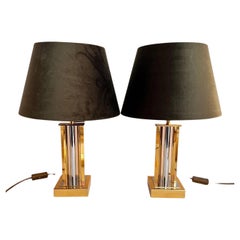 Chic Vintage Paired Table Lamps by Schlilz & Adam, Germany, 1970s