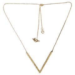 Chic Yellow Sapphire 18K Yellow Gold Necklace For Her