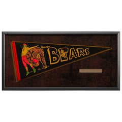 Vintage Chicago Bears Football Pennant