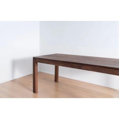 Chicago Parsons Six Seat Table in Hardwood Walnut by 57st. Design