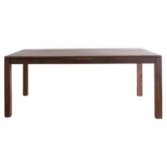 Chicago Parsons Six Seat Table in Hardwood Walnut by 57st. Design