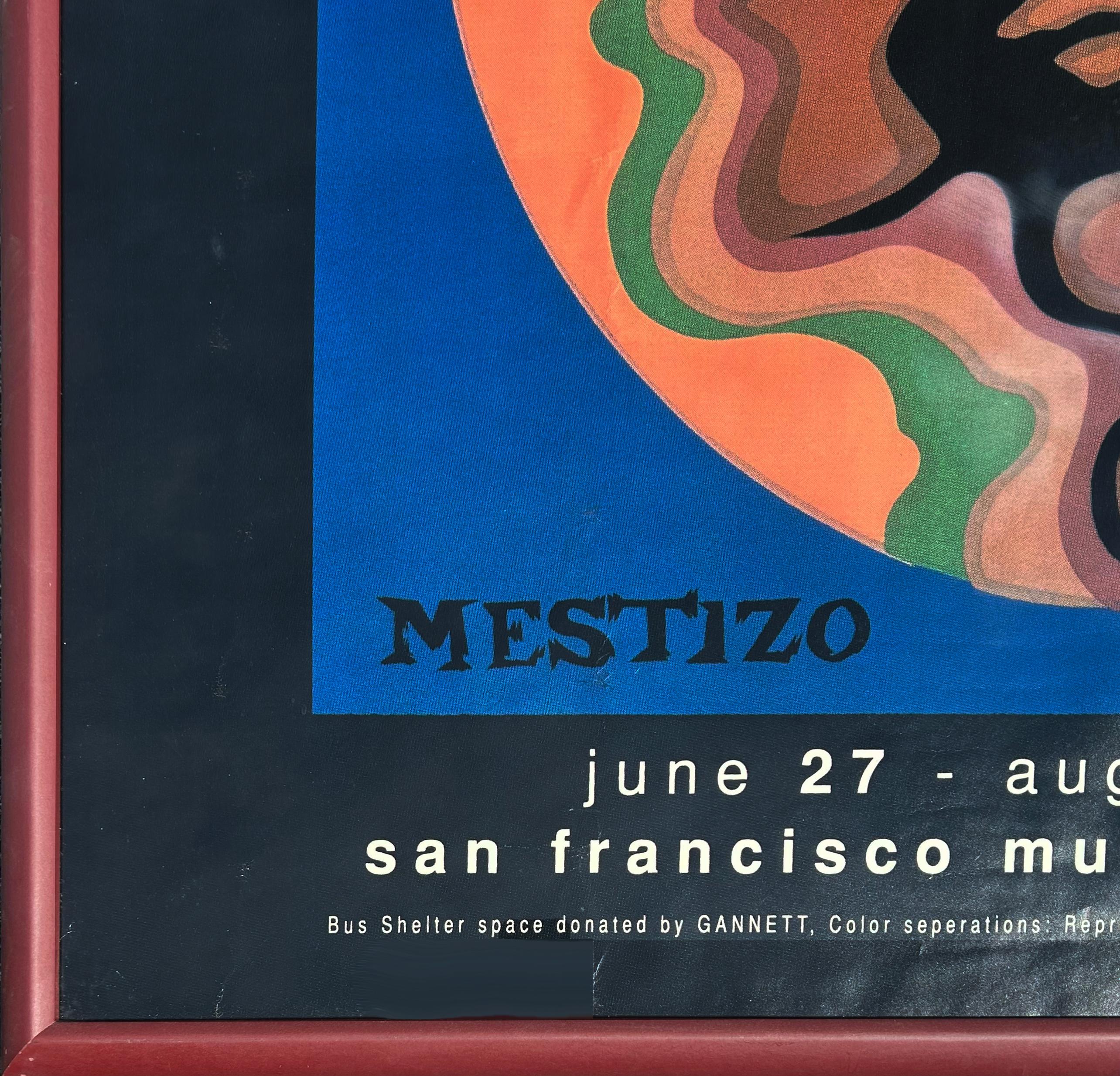 Chicano-Kunst „Mestizo“ 1991 Poster San Francisco Museum of Modern Art, Chicano  (20. Jahrhundert)