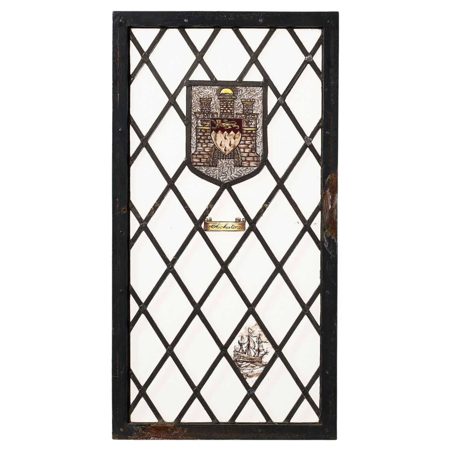 ‘Chichester’ Antique Stained Glass Window