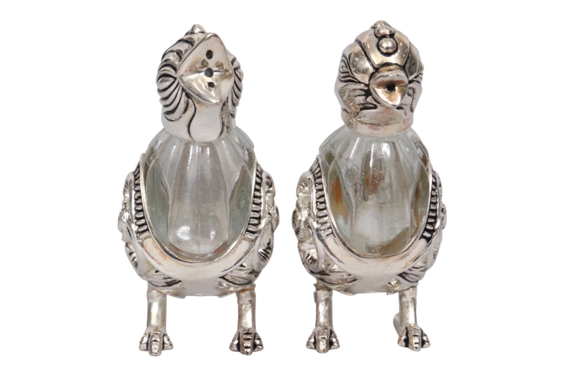 godinger silver salt and pepper shakers