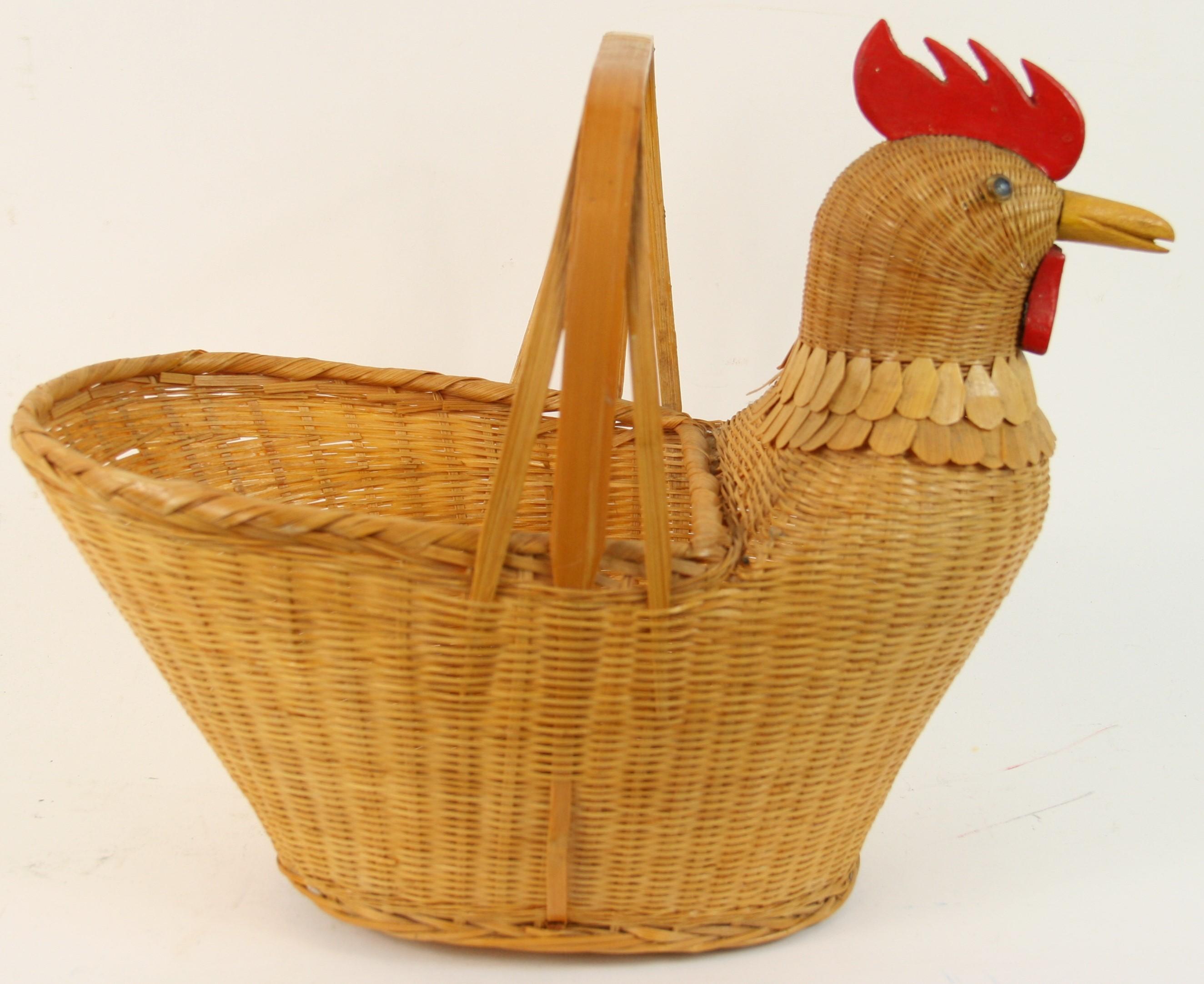 chicken egg collecting basket