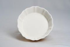 “Chicken-Oil Yellow” Hollyhock-Rim Dish by Shi Jie Weng