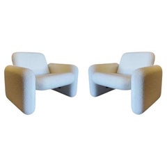 Fauteuils club chiclet de Ray Wilkes pour Herman Miller Vintage, vers 1976