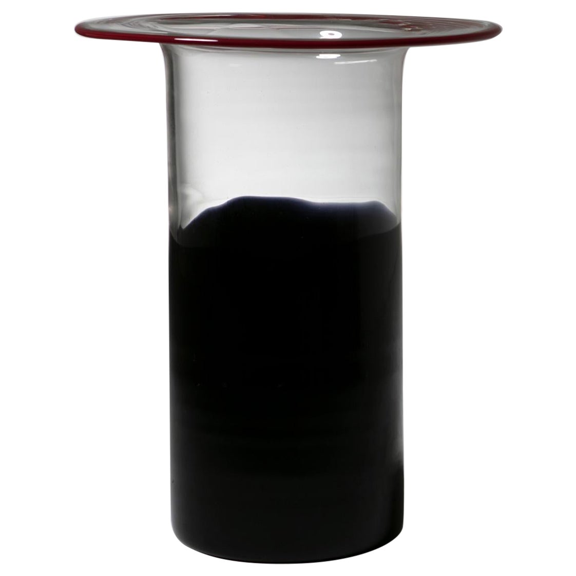 "Chiclos"  Vaso in vetro di Murano di Renato Toso per Leucos, Italia, anni '70