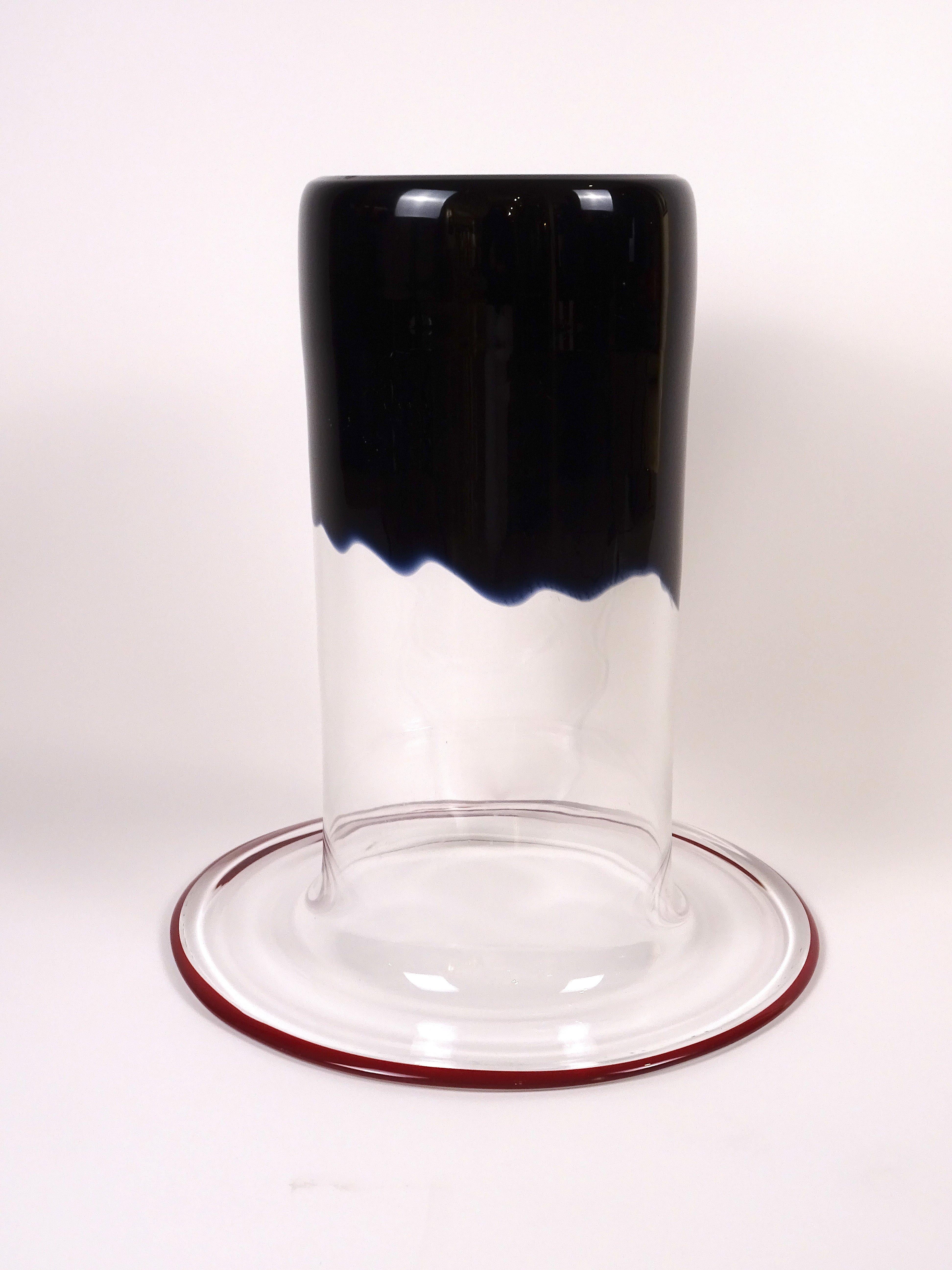 Verre Vase Chiclos de Renato Toso pour Leucos, 1970 en vente