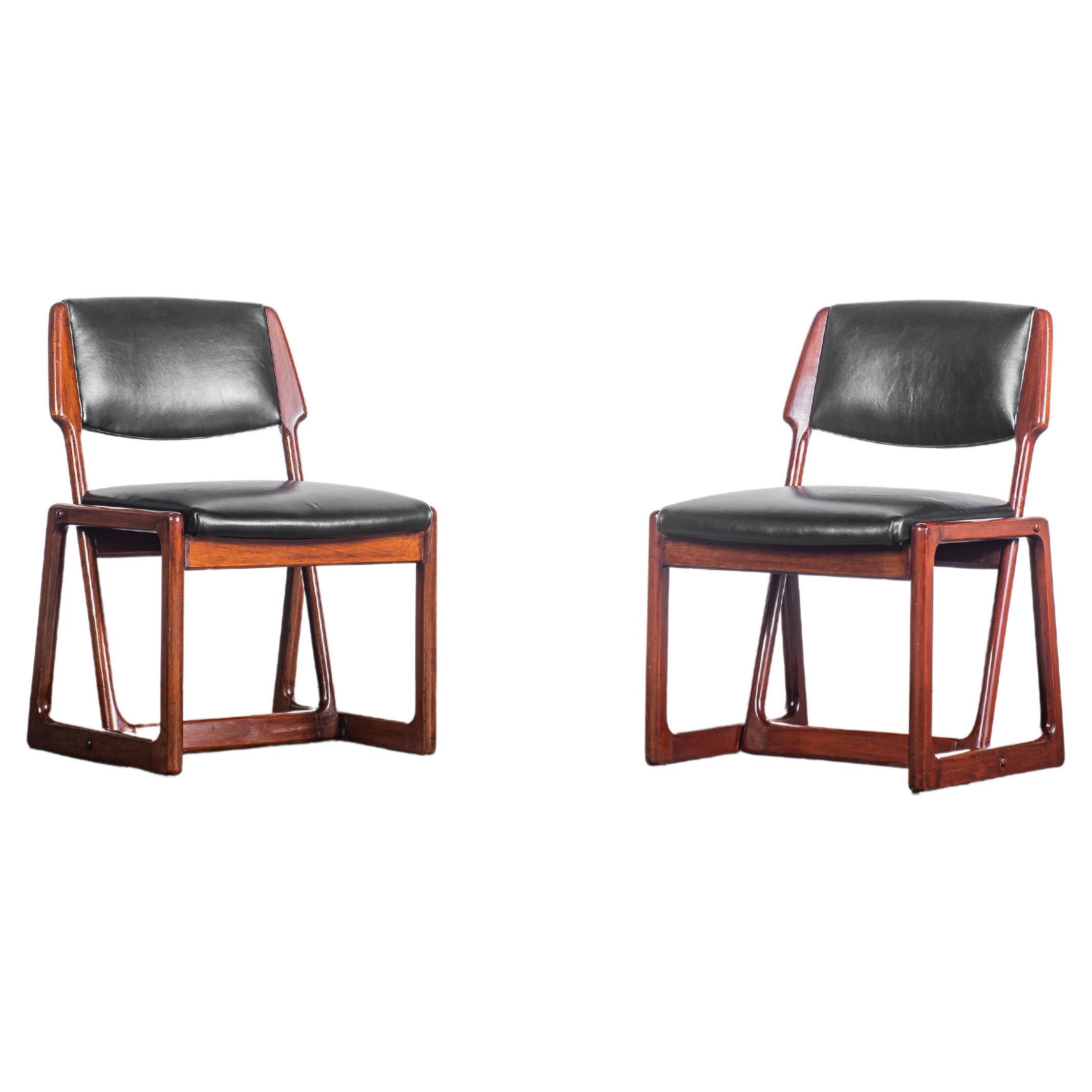 Chico Chairs  by Sergio Rodrigues to Mr. Bloch Mid-Century Modern-Vintage 1957