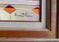 Expressionist Colorful Oil Paint Still-life (Orange, Yelow, Turquoise).