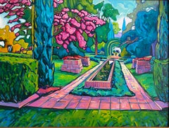 Expressionist Colorful Oil Paint Landscape: Jupiter's Tree (Árbol de Júpiter)