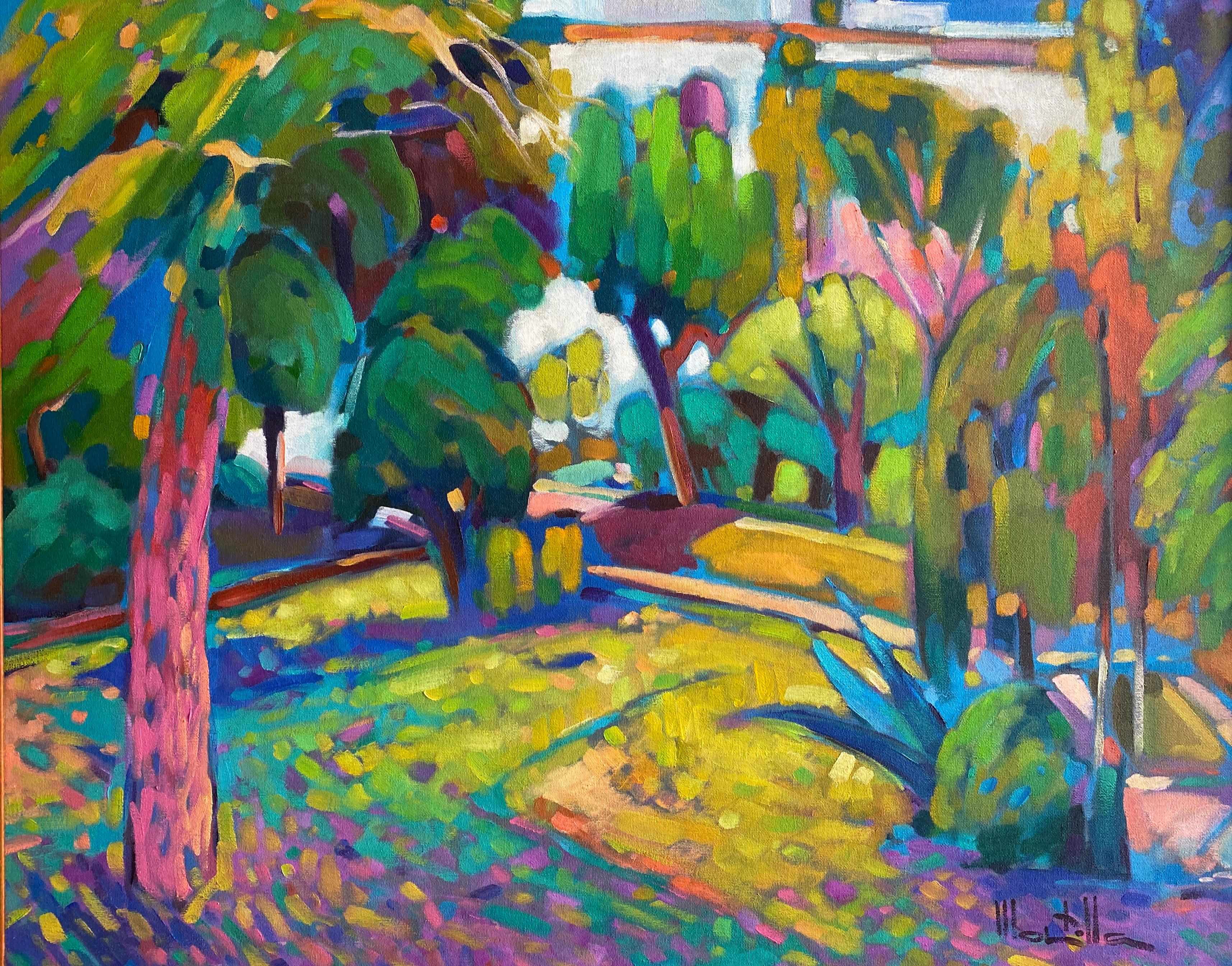 Landscape Painting Chico Montilla - San Antonio