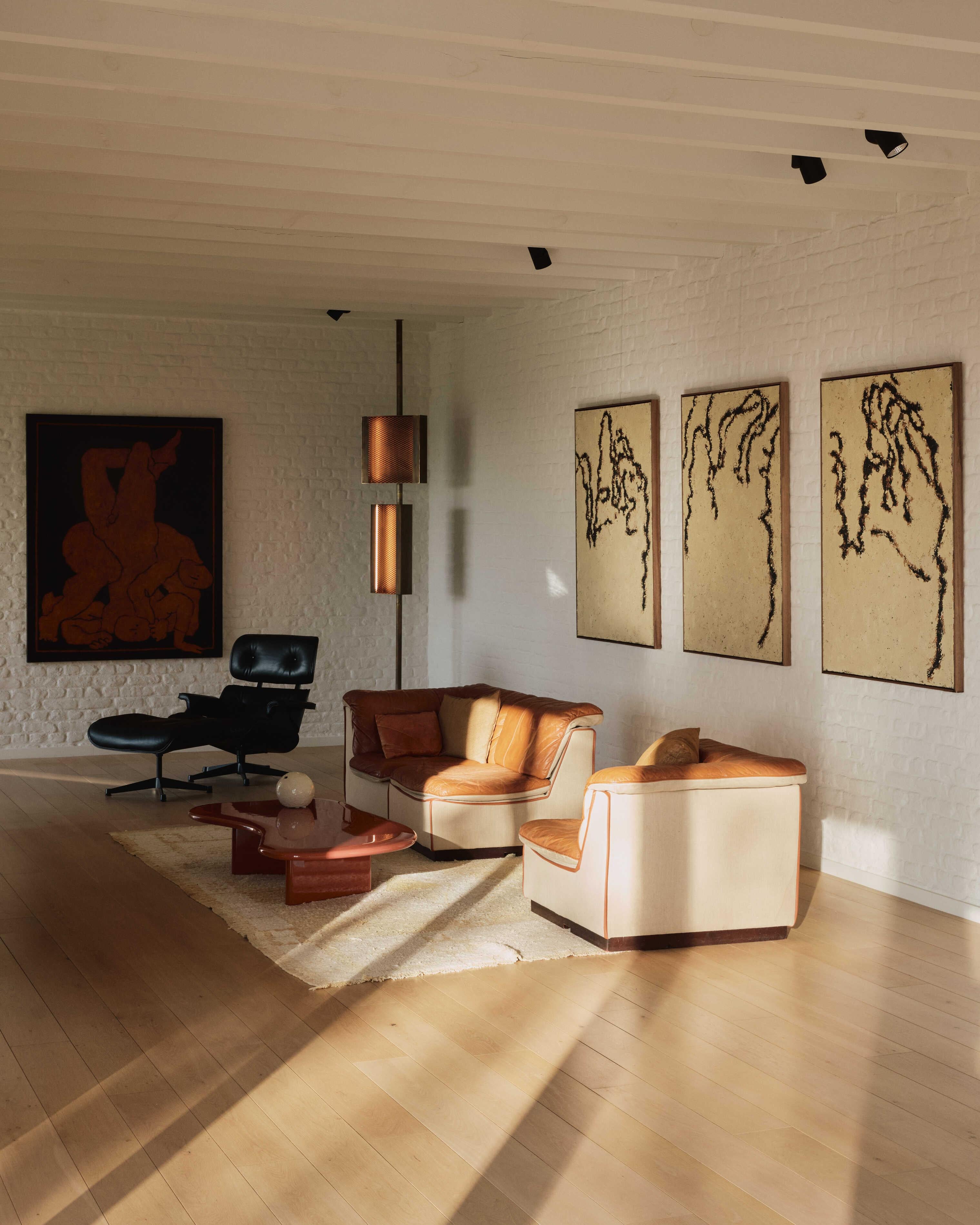 Abstrakte strukturierte Malerei Ego 171, Chidy Wayne - Farbe auf Leinwand im Angebot 5