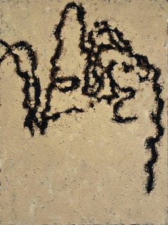 Abstract Textured Painting Ego 172, Chidy Wayne - Paint on Canvas