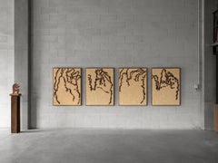 Abstract Textured Painting Ego 173, Chidy Wayne - Paint on Canvas