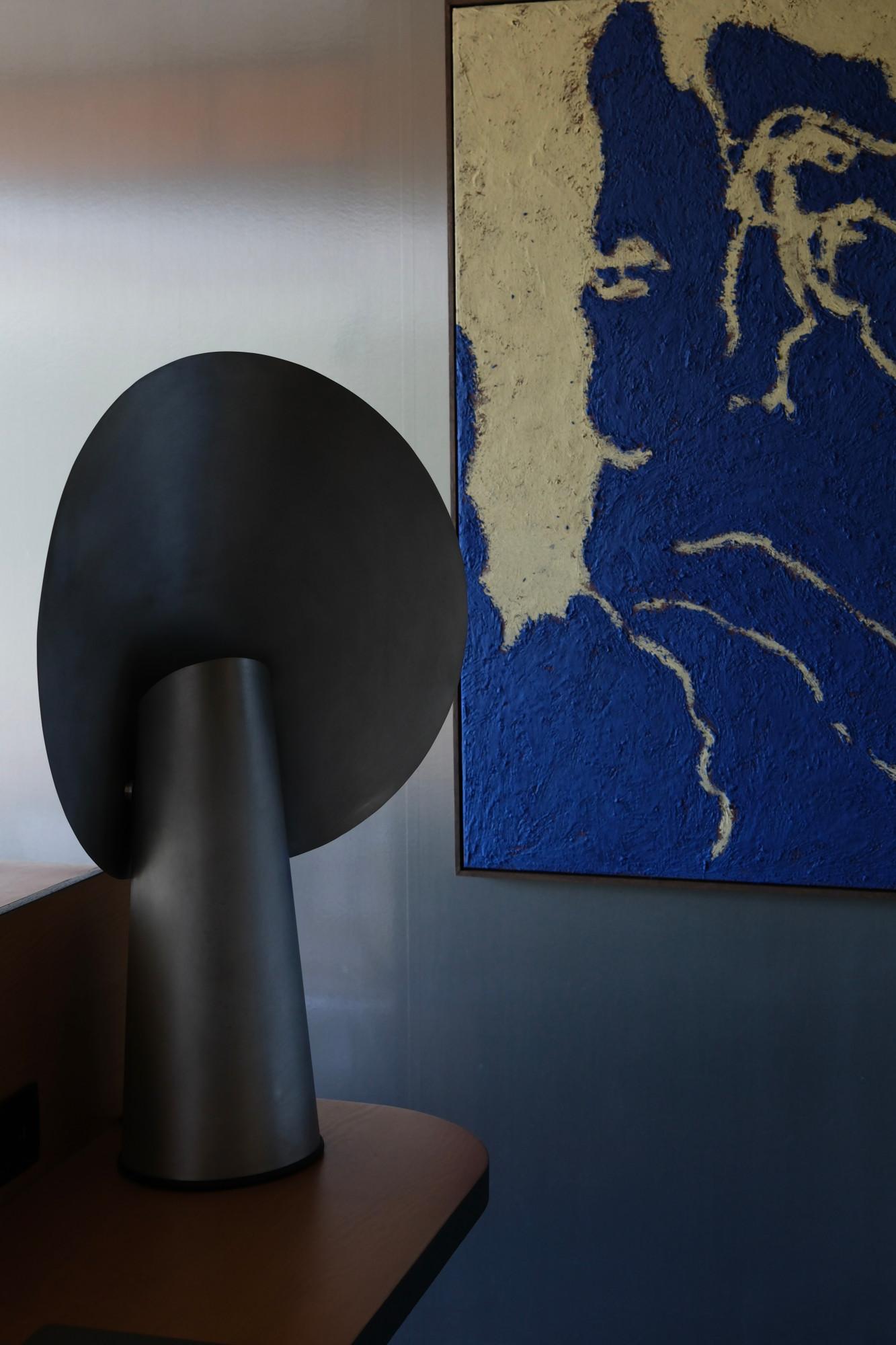 Blue-Toned Figurative Painting on Canvas, 2024 - 'Ego 121' For Sale 7