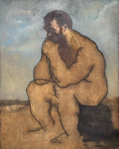 Chidy Wayne, Large-Scale Figurative Oil on Canvas, Contemporary African-European