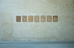 Coffee on Paper, Framed Drawing of a Hand, 2025 - 'Ego 118'