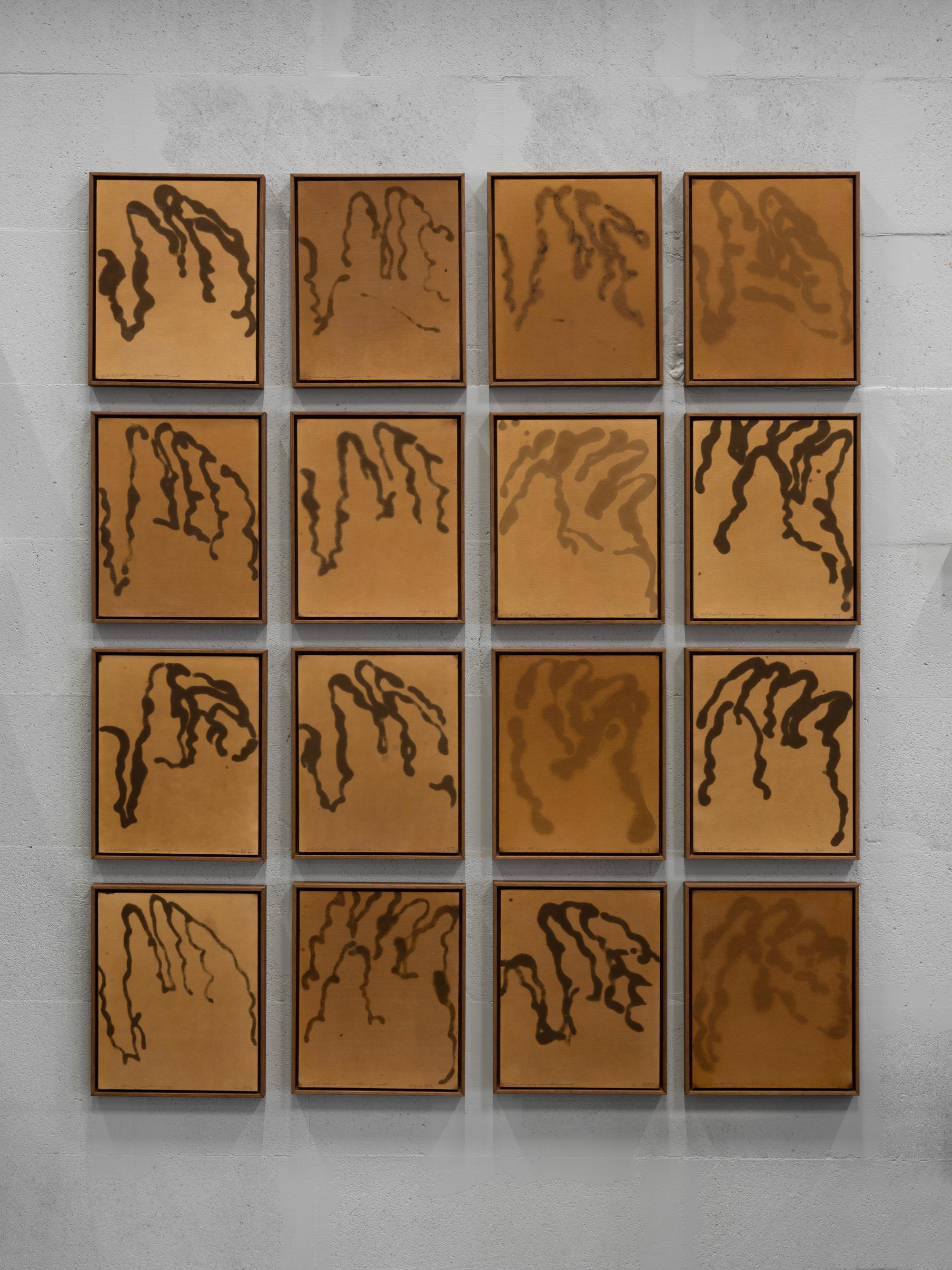 Contemporary Mixed Media by Chidy Wayne – Ego 153 in Coffee & Vanish on Paper im Angebot 2