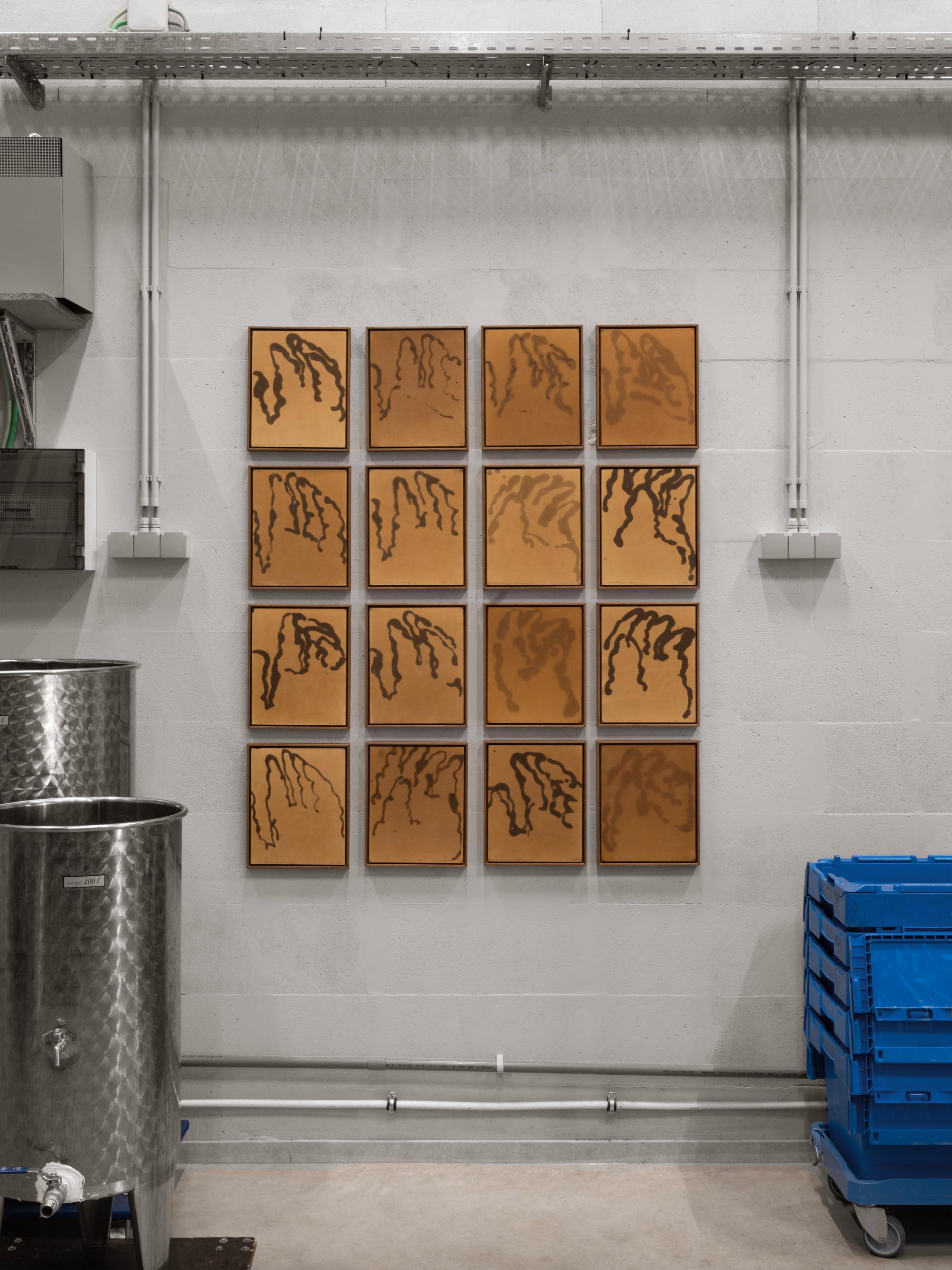 Contemporary Mixed Media by Chidy Wayne – Ego 153 in Coffee & Vanish on Paper im Angebot 7