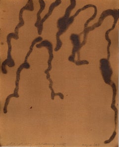 Ego 161 - by Chidy Wayne - Contemporary Mixed Media - Coffee & Vanish on Paper