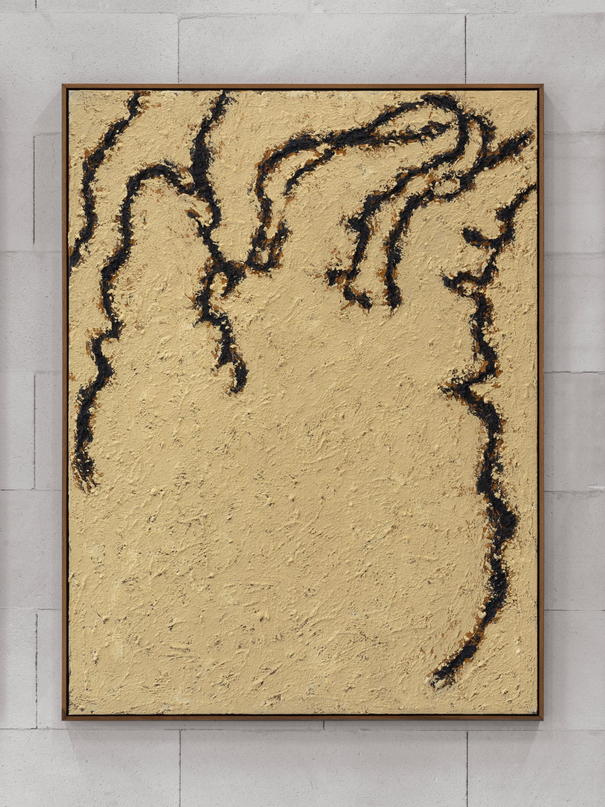 Abstract Textured Painting Ego 170, Chidy Wayne - Paint on Canvas For Sale 1