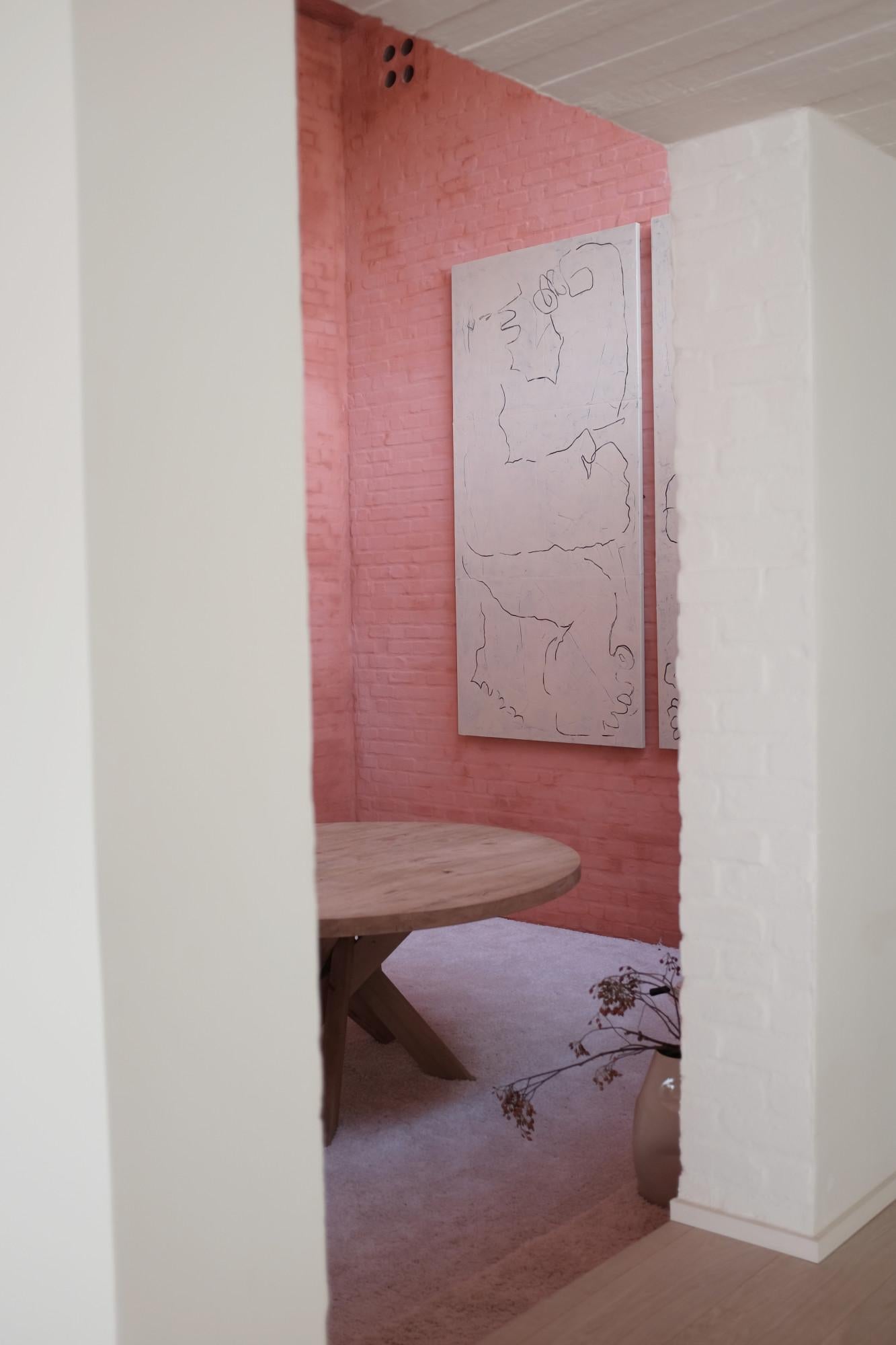 Off-White Big Painting on Canvas, 2024 - 