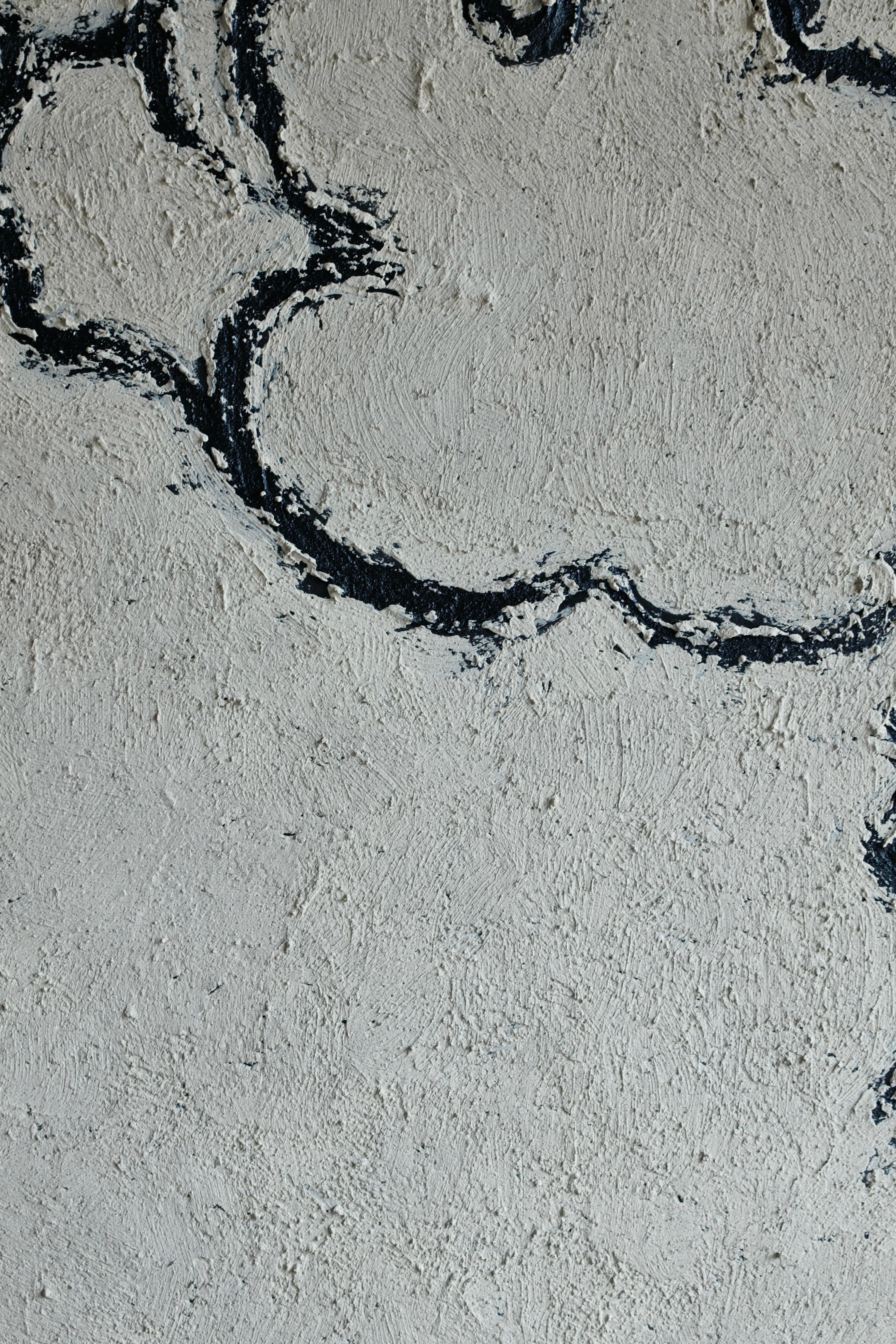 Peinture figurative sur toile en blanc cassé, 2025 - 