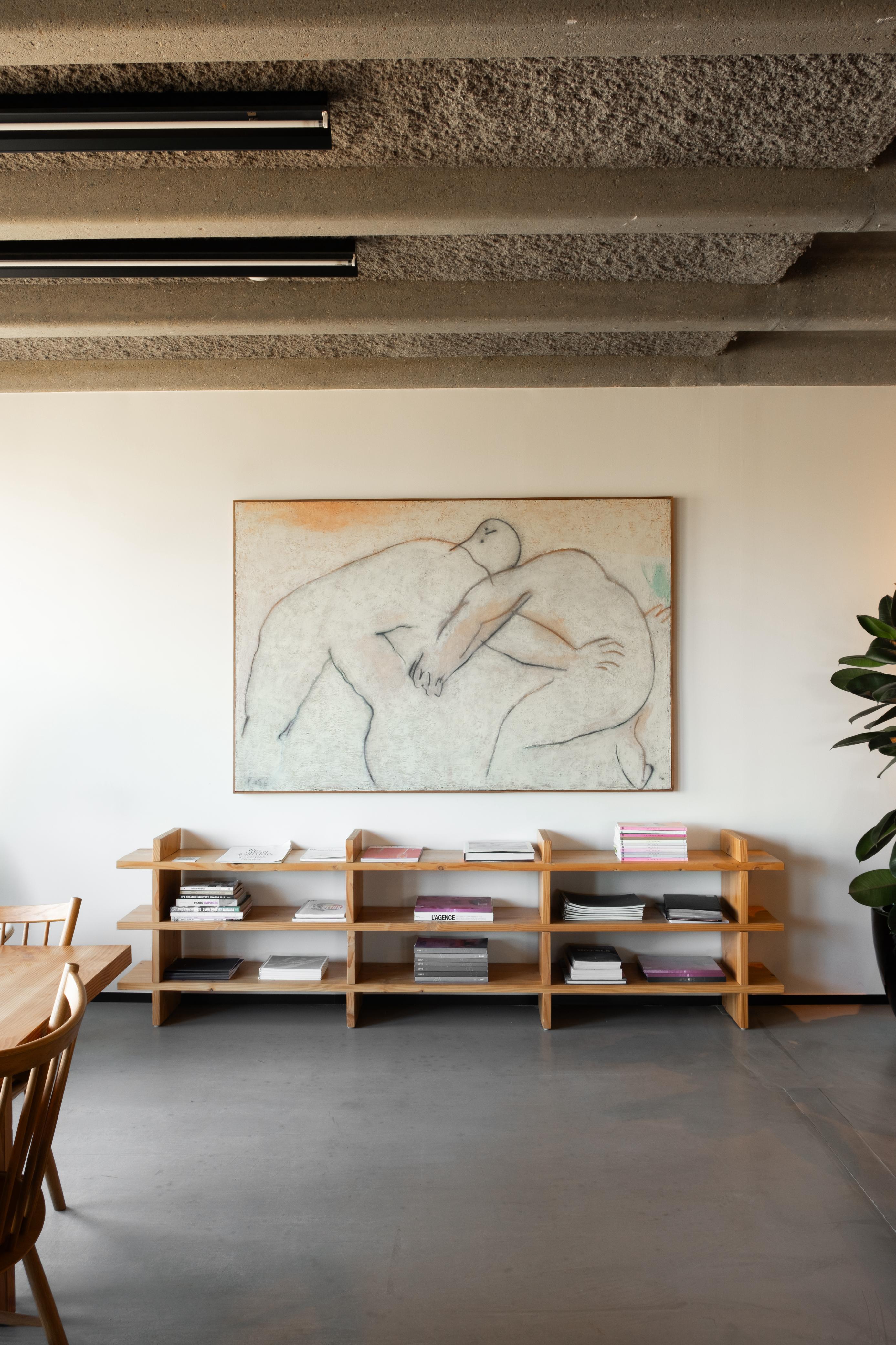 Pugna 056, by Chidy Wayne - Mixed Media on Canvas For Sale 1