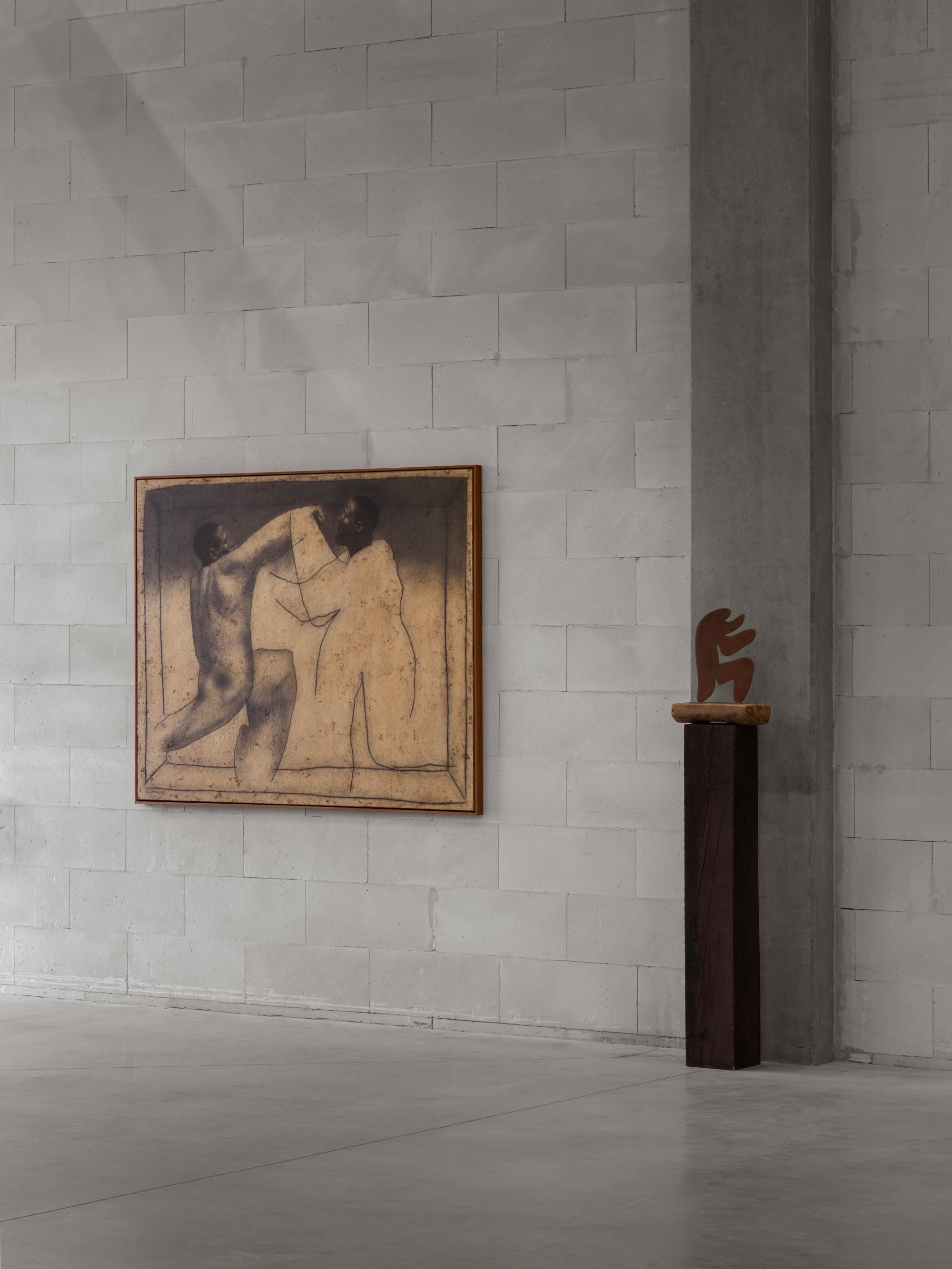 Pugnator 066 - Scultura astratta in acciaio cortonese di Chidy Wayne in vendita 13