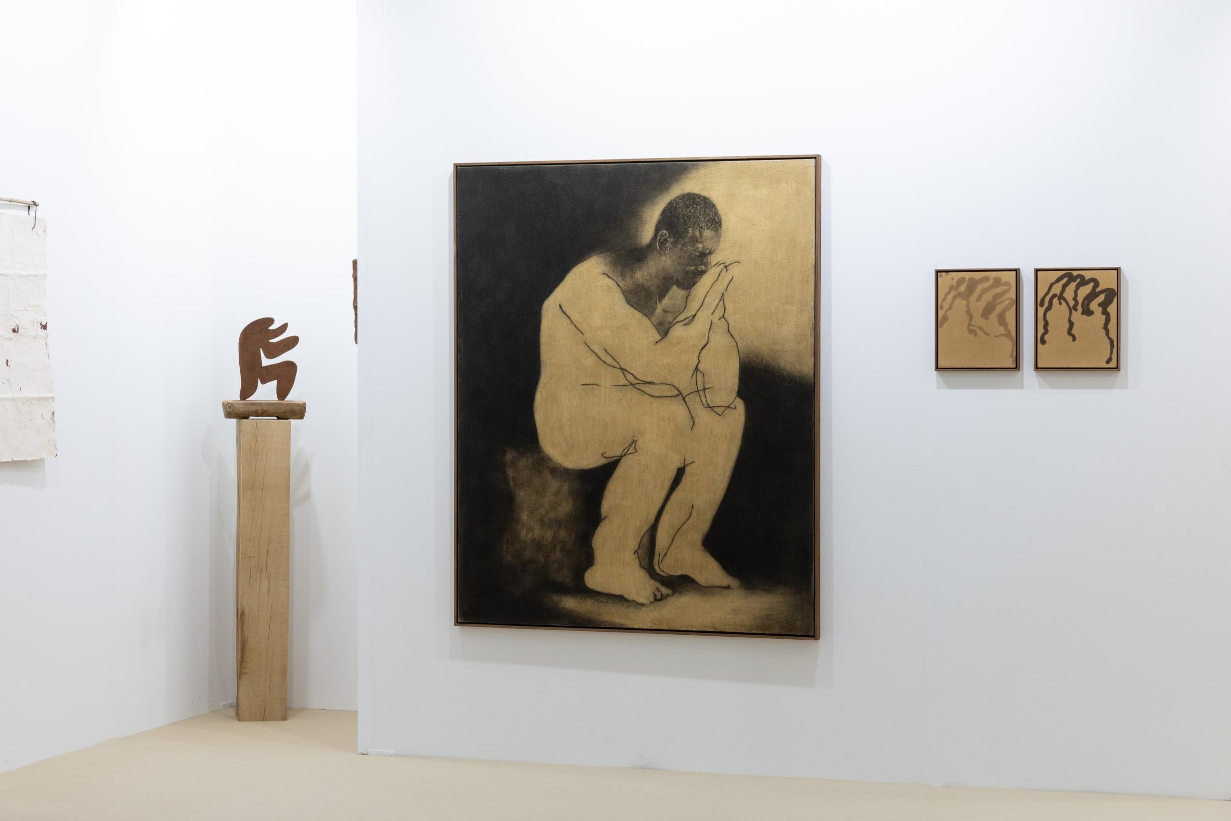 Pugnator 066 - Scultura astratta in acciaio cortonese di Chidy Wayne in vendita 14