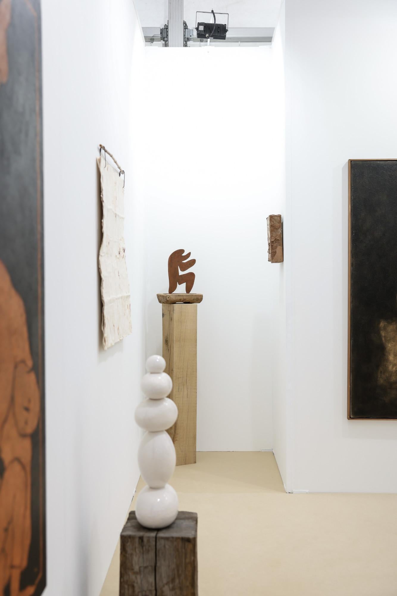 Pugnator 066 - Scultura astratta in acciaio cortonese di Chidy Wayne in vendita 9