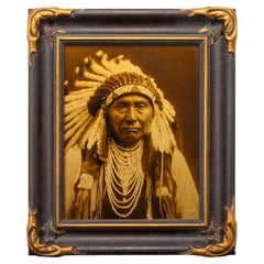 Chief Joseph by E.S. Curtis Gold Tone
