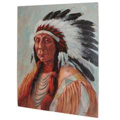 Chief Red Cloud Signed and Dated 1982