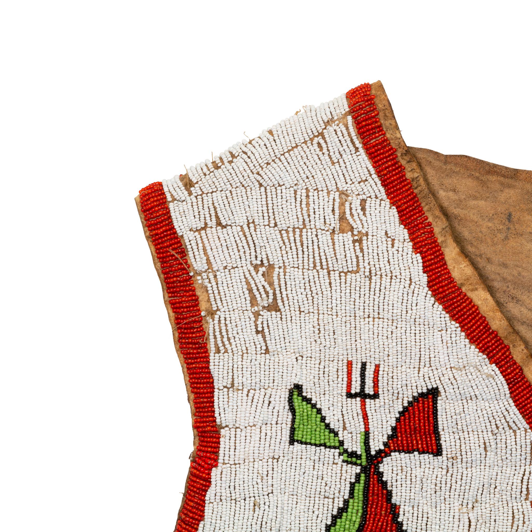 Chief White Feather „Dr. Teyet Ramar“ Sioux Perlenweste (Indigene Kunst (Nord-/Südamerika)) im Angebot