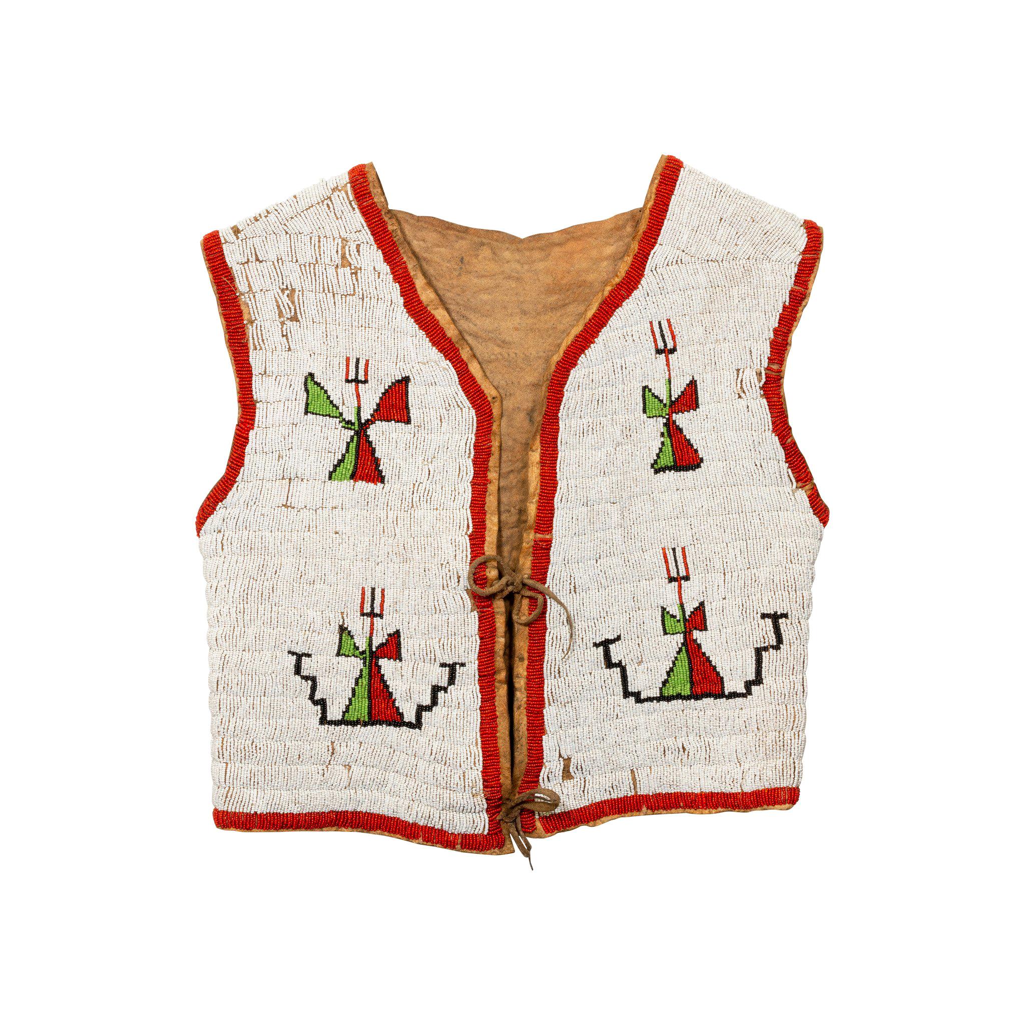 Chief White Feather "Dr. Teyet Ramar" Sioux Beaded Vest