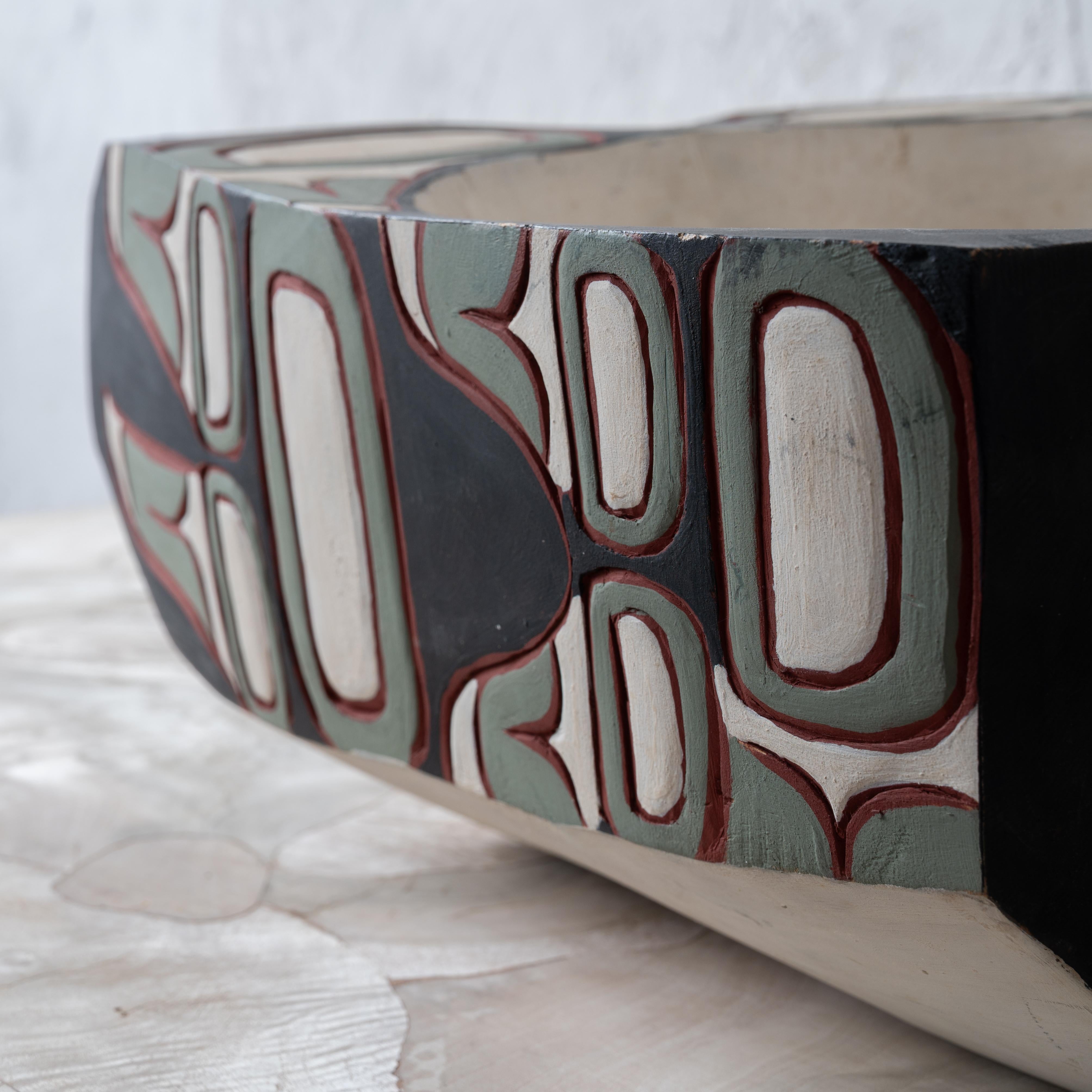 Chief William Jeffrey, Pacific Northwest Eagle Feast Bowl For Sale 5