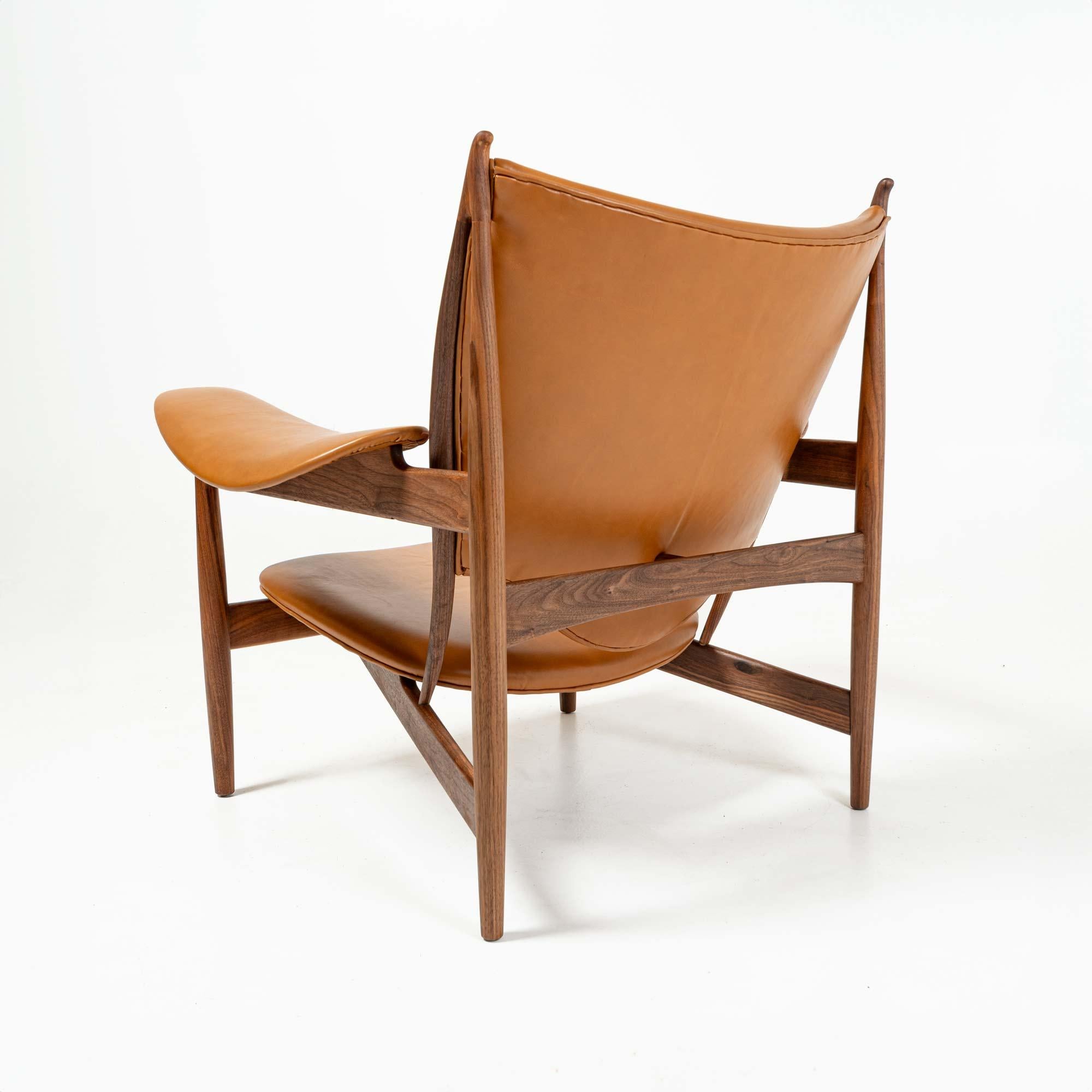 Chieftain Chair by Finn Juhl for Baker Furniture 1997/8 edition  In Good Condition For Sale In Seattle, WA