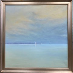 Sail Away, original  Paysage marin contemporain 30x30