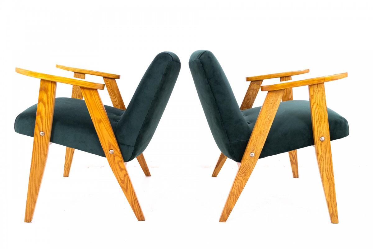 Mid-Century Modern Chierowski armchair set, model 366, 1970s. For Sale