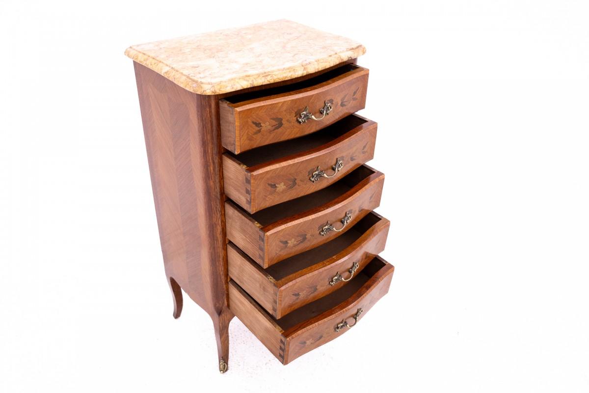 Cassettiera Chiffonier, Francia, 1900 circa.10206 In condizioni buone in vendita a Chorzów, PL