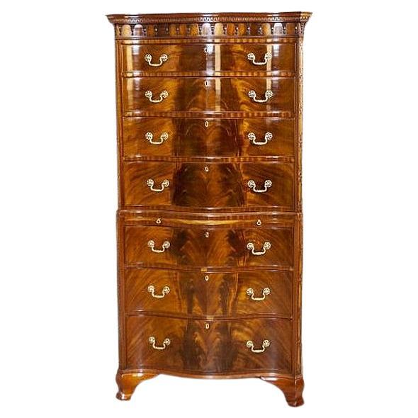 Chiffonier / Dresser from the Mid-19th Century Finished with Shellac For Sale