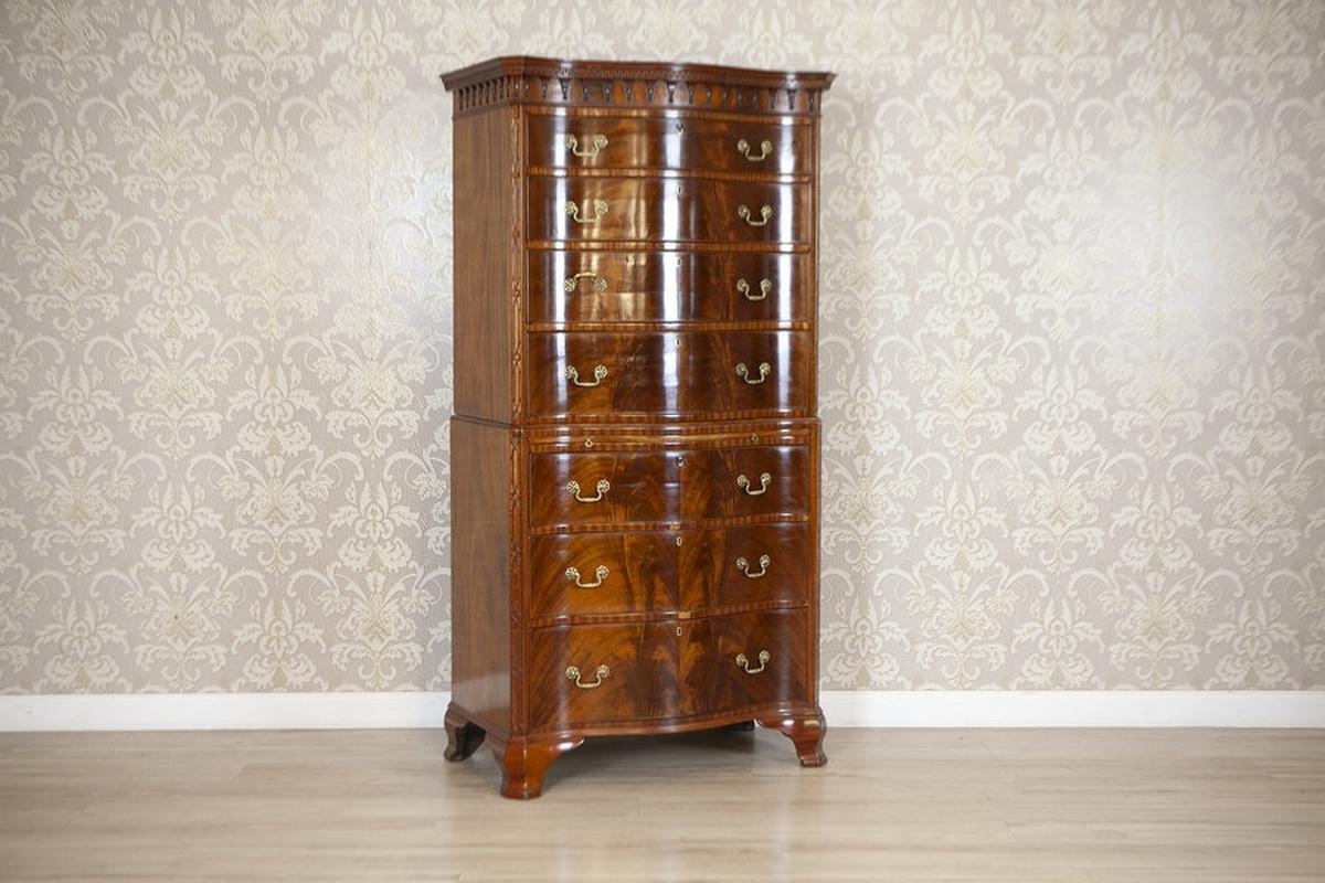 European Chiffonier/Dresser in Brown, Late 19th Century For Sale