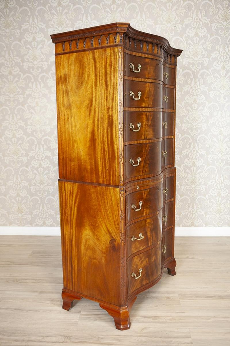 Chiffonier/Dresser in Brown, Late 19th Century For Sale 1