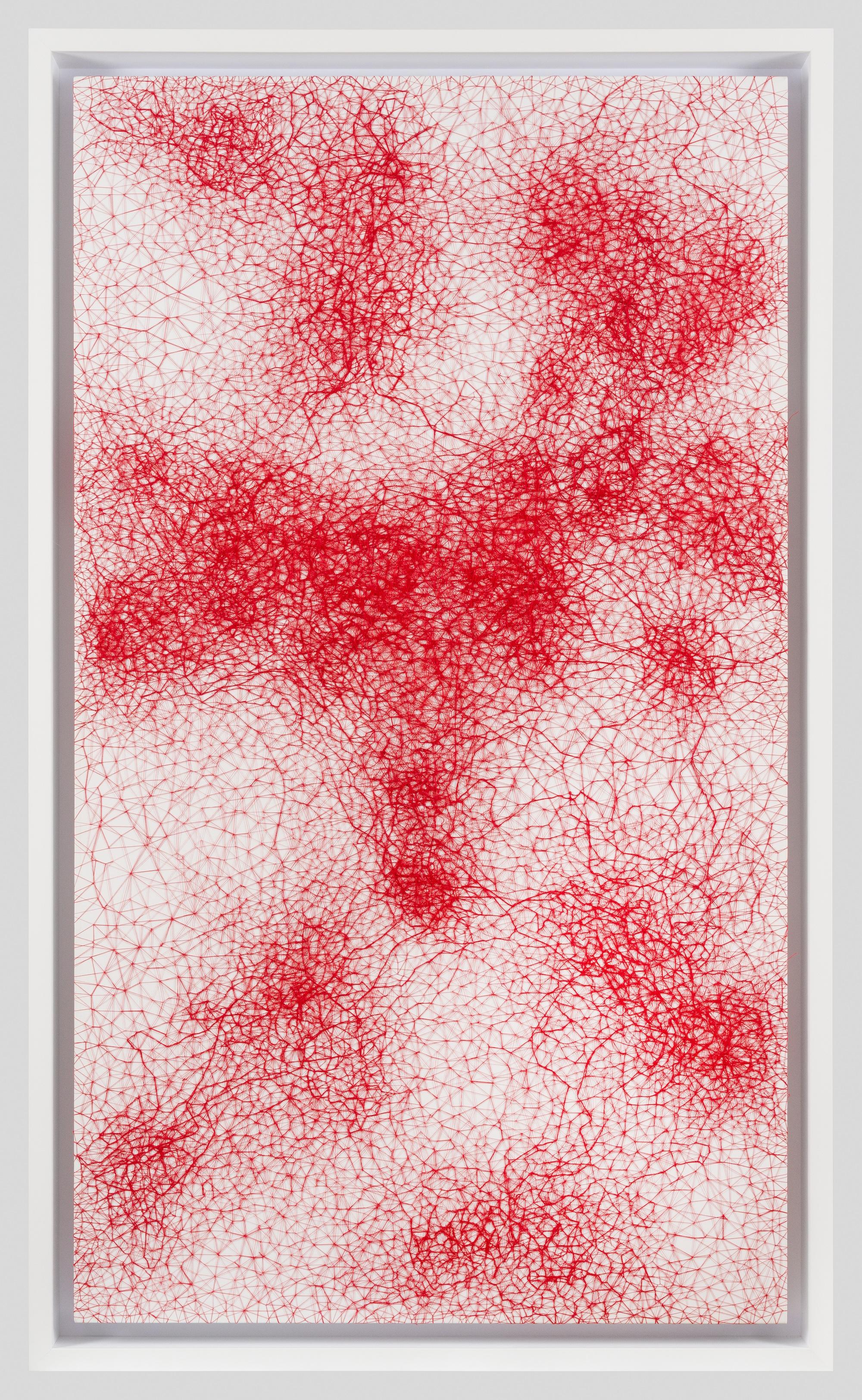 Endless Line by Chiharu Shiota - Contemporary, Abstract, Large-scale For Sale 1