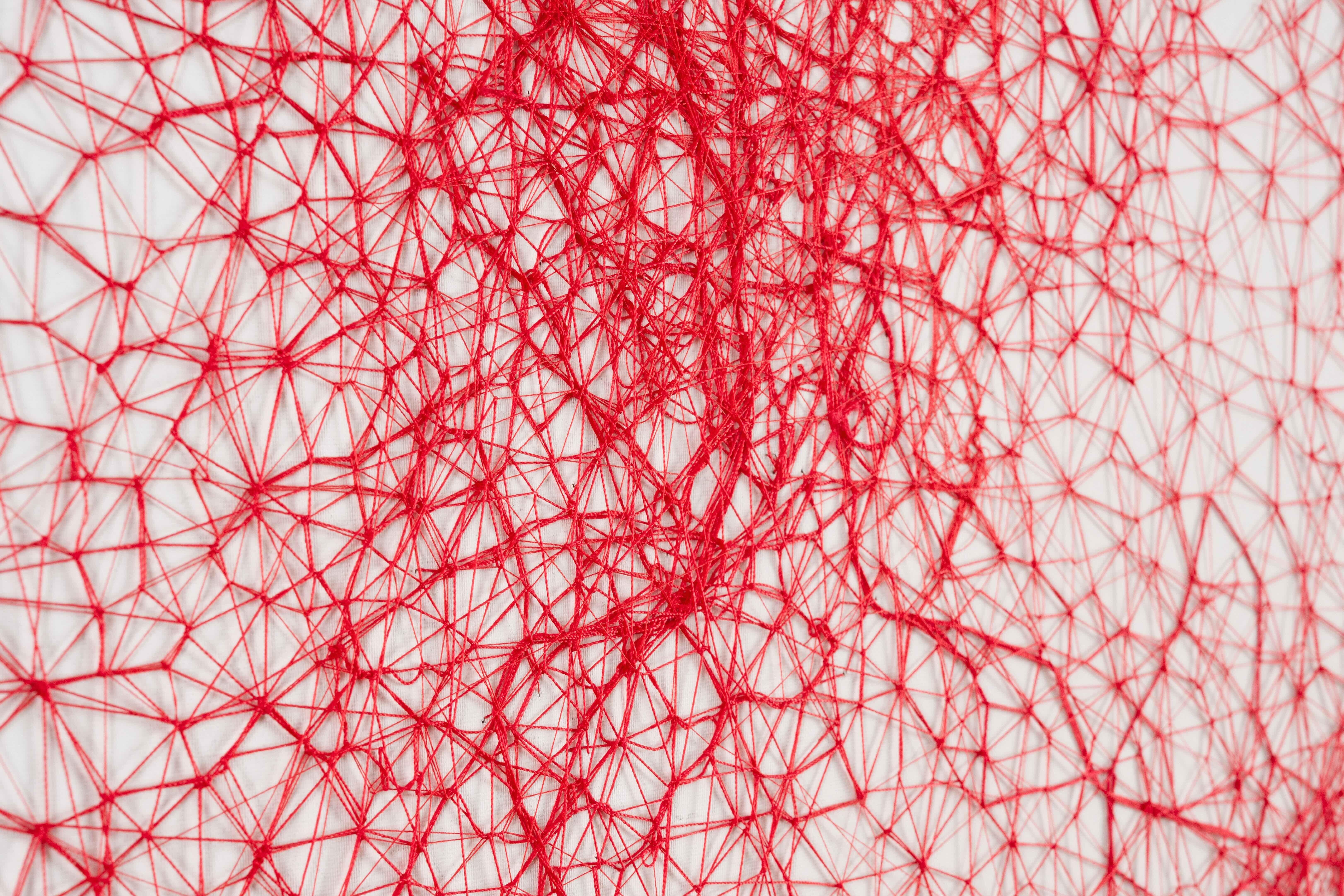 Endless Line by Chiharu Shiota - Contemporary, Abstract, Large-scale For Sale 3