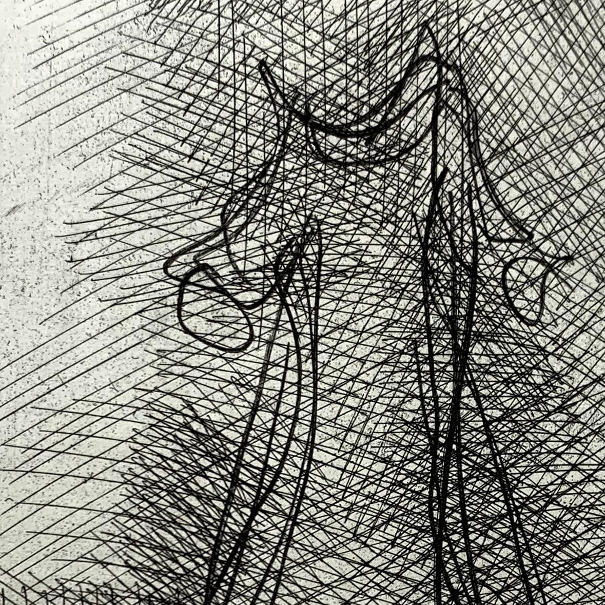 Segunda piel, Fotograbado, Arte contemporáneo, Siglo XXI, Arte japonés - Print Geométrico abstracto de Chiharu Shiota